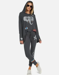 Clearance Kizzy Electric Elephant Elements Women Long Sweatpants