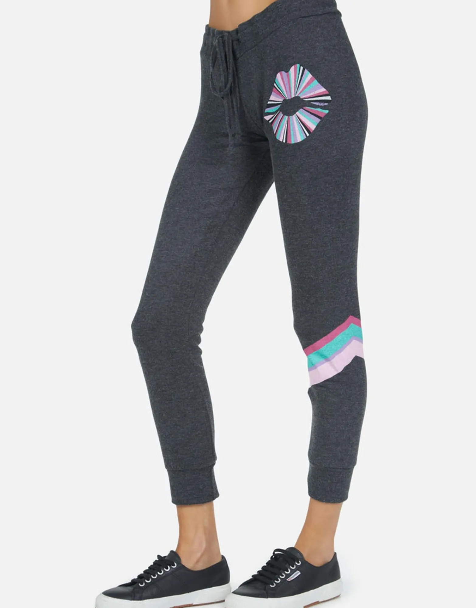 Sale Kizzy Rainbow Ray Lip Women Long Sweatpants