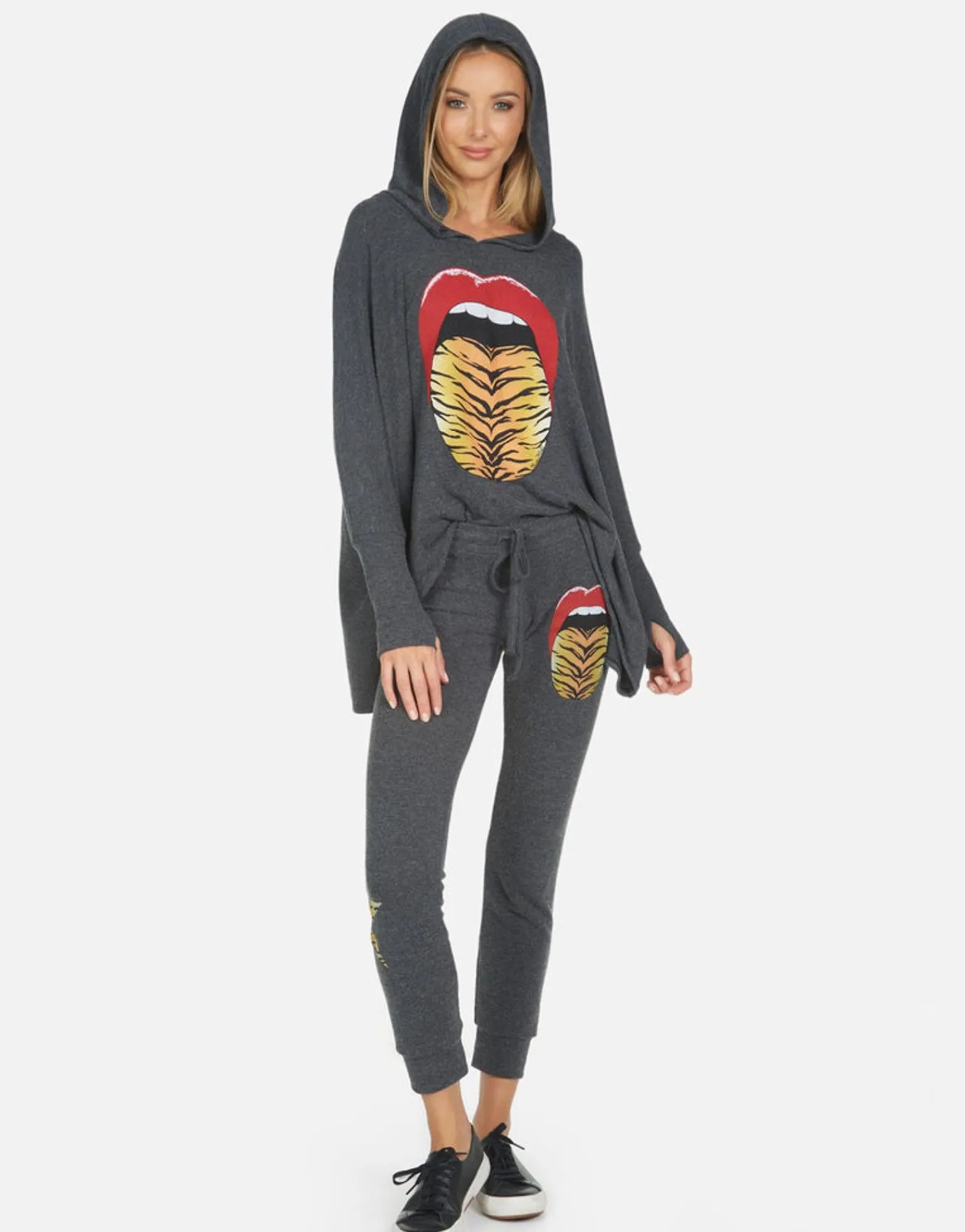 Hot Kizzy Tiger Tongue Women Long Sweatpants