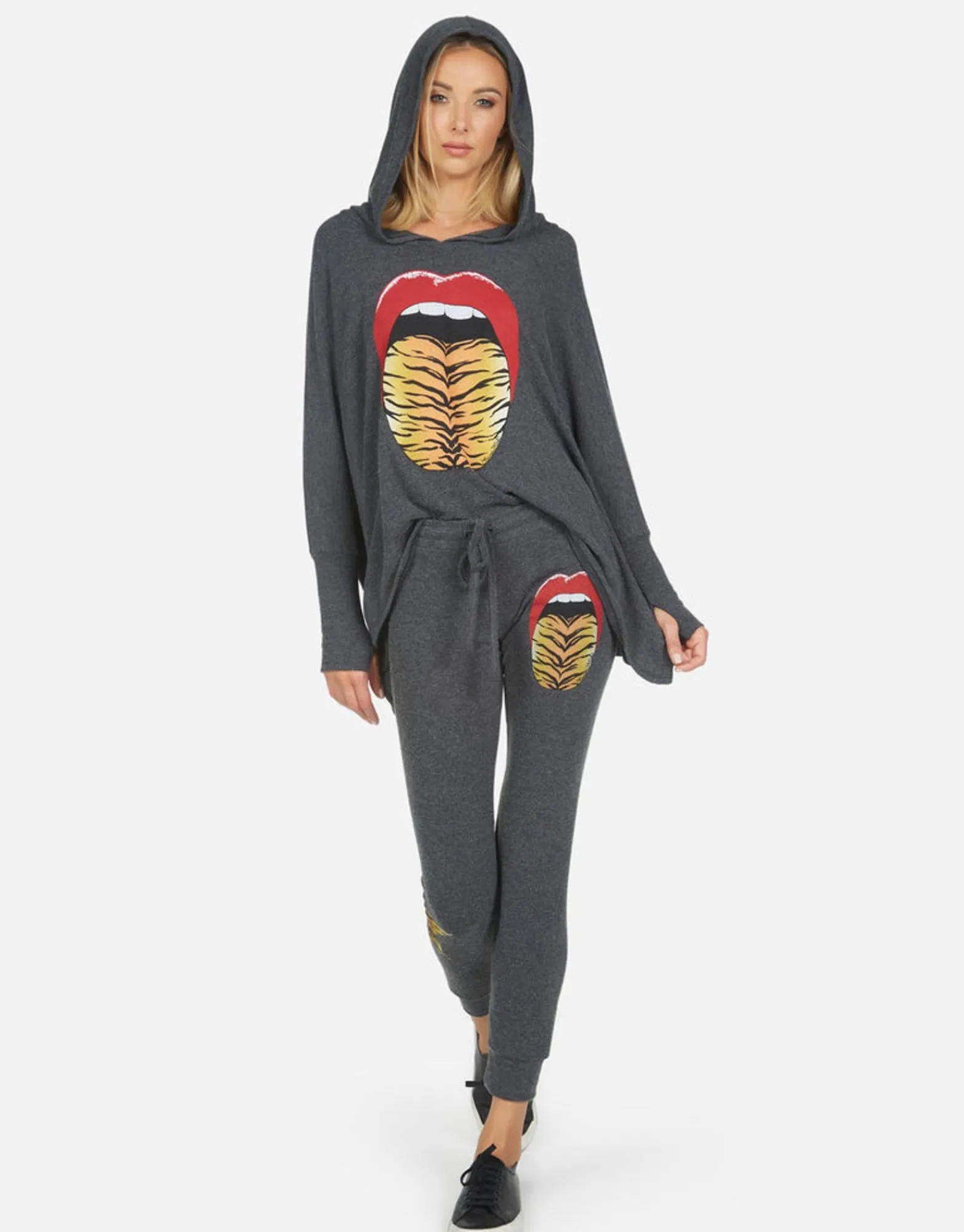 Hot Kizzy Tiger Tongue Women Long Sweatpants
