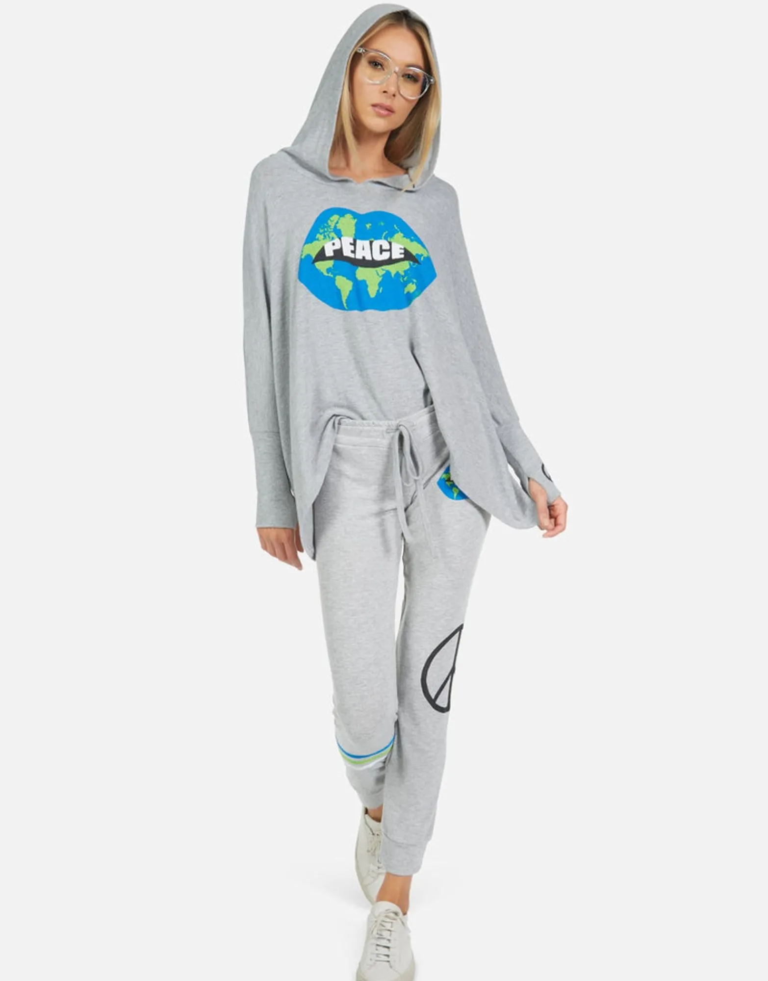 Flash Sale Kizzy World Peace Lips Women Long Sweatpants