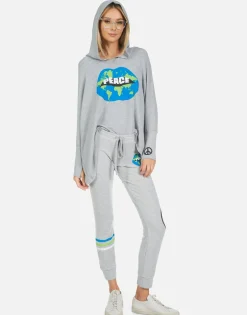Flash Sale Kizzy World Peace Lips Women Long Sweatpants