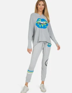 Flash Sale Kizzy World Peace Lips Women Long Sweatpants