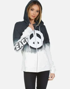 Cheap Koa Airbrush Peace Women Hoodies