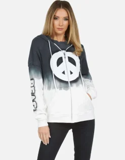 Cheap Koa Airbrush Peace Women Hoodies
