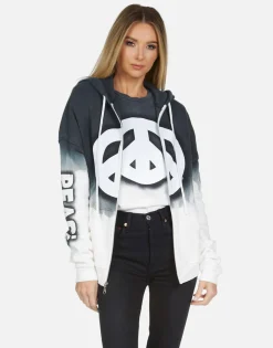 Cheap Koa Airbrush Peace Women Hoodies