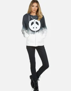 Cheap Koa Airbrush Peace Women Hoodies