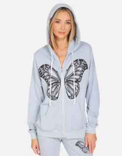 New Koa Butterfly Hamsa Women Hoodies
