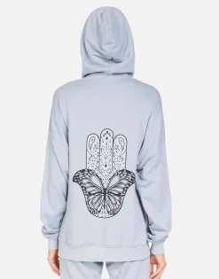 New Koa Butterfly Hamsa Women Hoodies