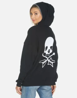 Outlet Koa Music Skull Women Hoodies