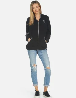 Outlet Koa Music Skull Women Hoodies