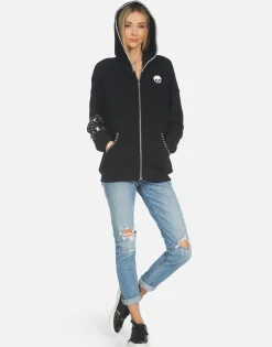 Outlet Koa Music Skull Women Hoodies