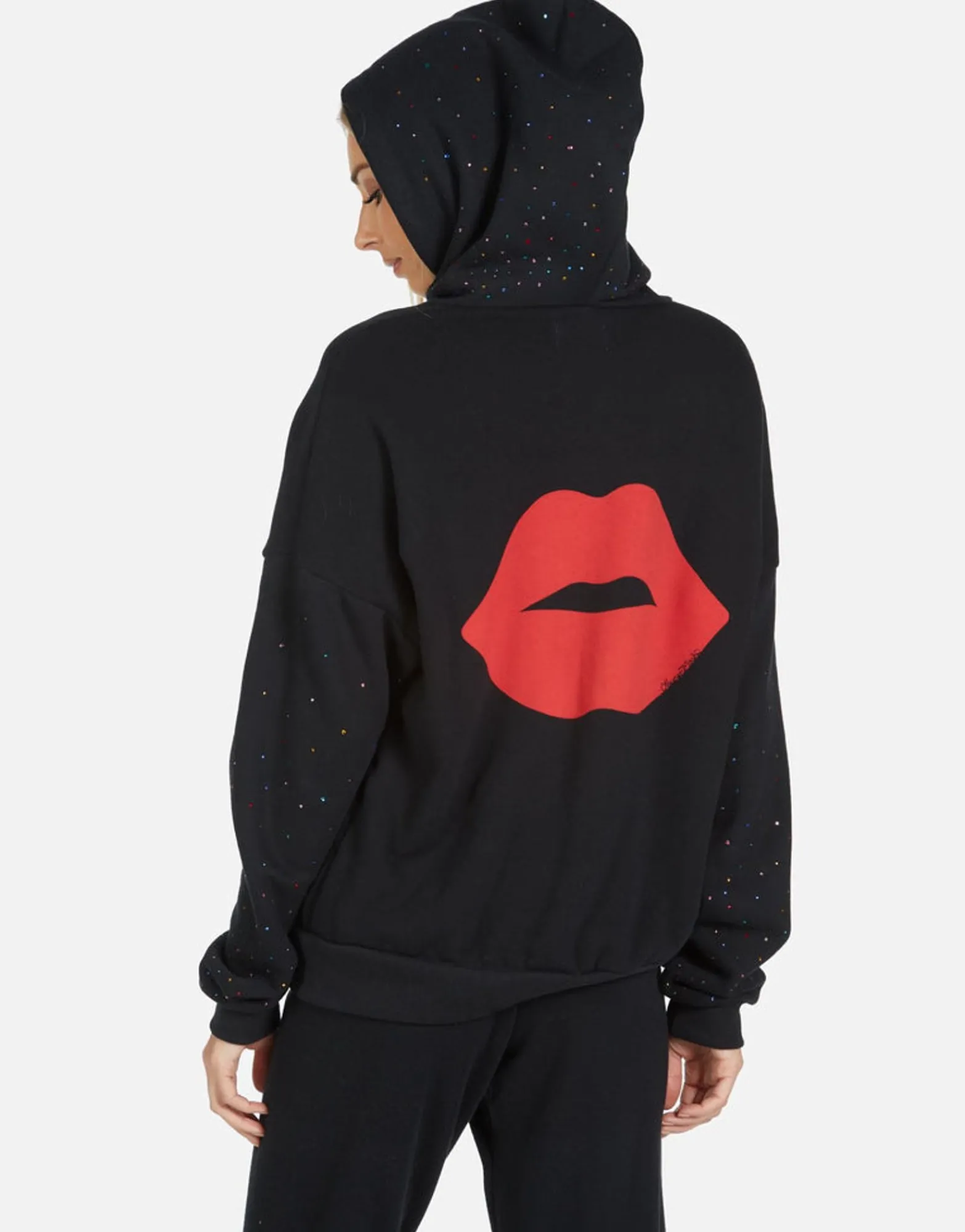 Online Koa Red Lip Women Hoodies