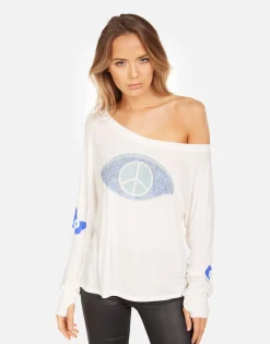 Best Krista Peace Evil Eye Women Long Sleeve