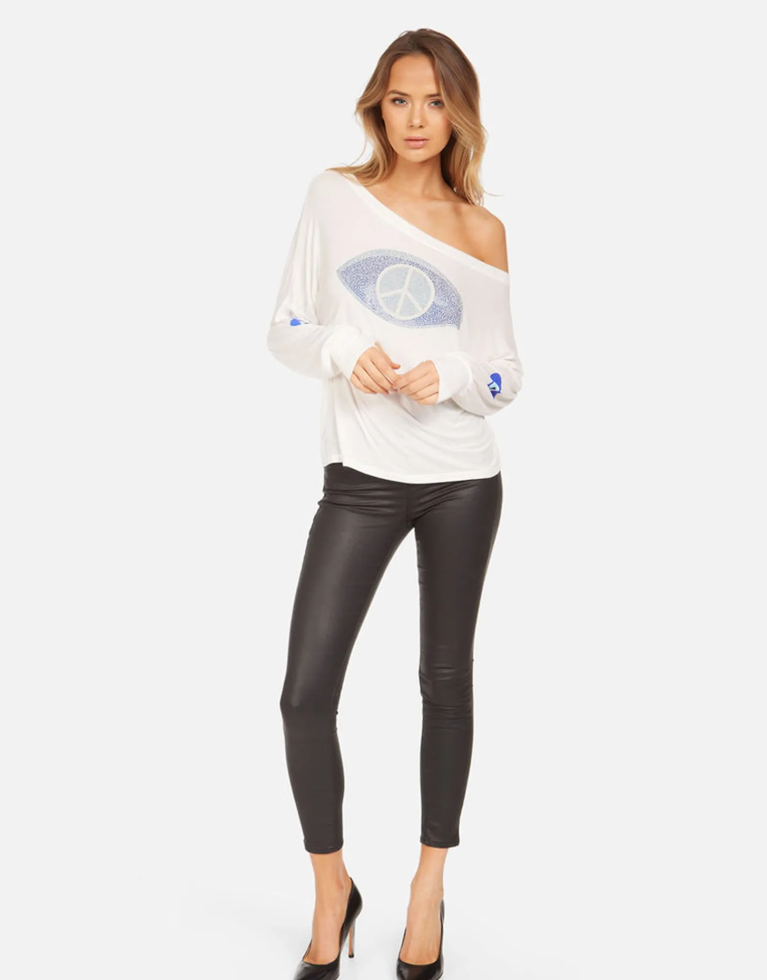 Best Krista Peace Evil Eye Women Long Sleeve