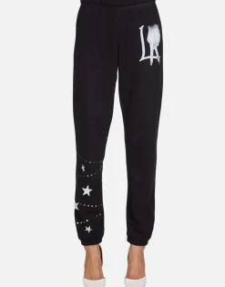 Best La Peace Finger Long Sweatpant | Brynn By Women Long Sweatpants