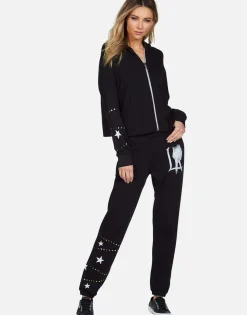 Best La Peace Finger Long Sweatpant | Brynn By Women Long Sweatpants