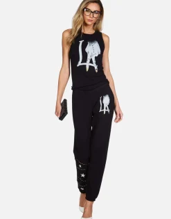 Best La Peace Finger Long Sweatpant | Brynn By Women Long Sweatpants