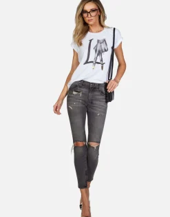 Best La Peace Finger S/S Vintage Tee | Croft By Women Short Sleeve