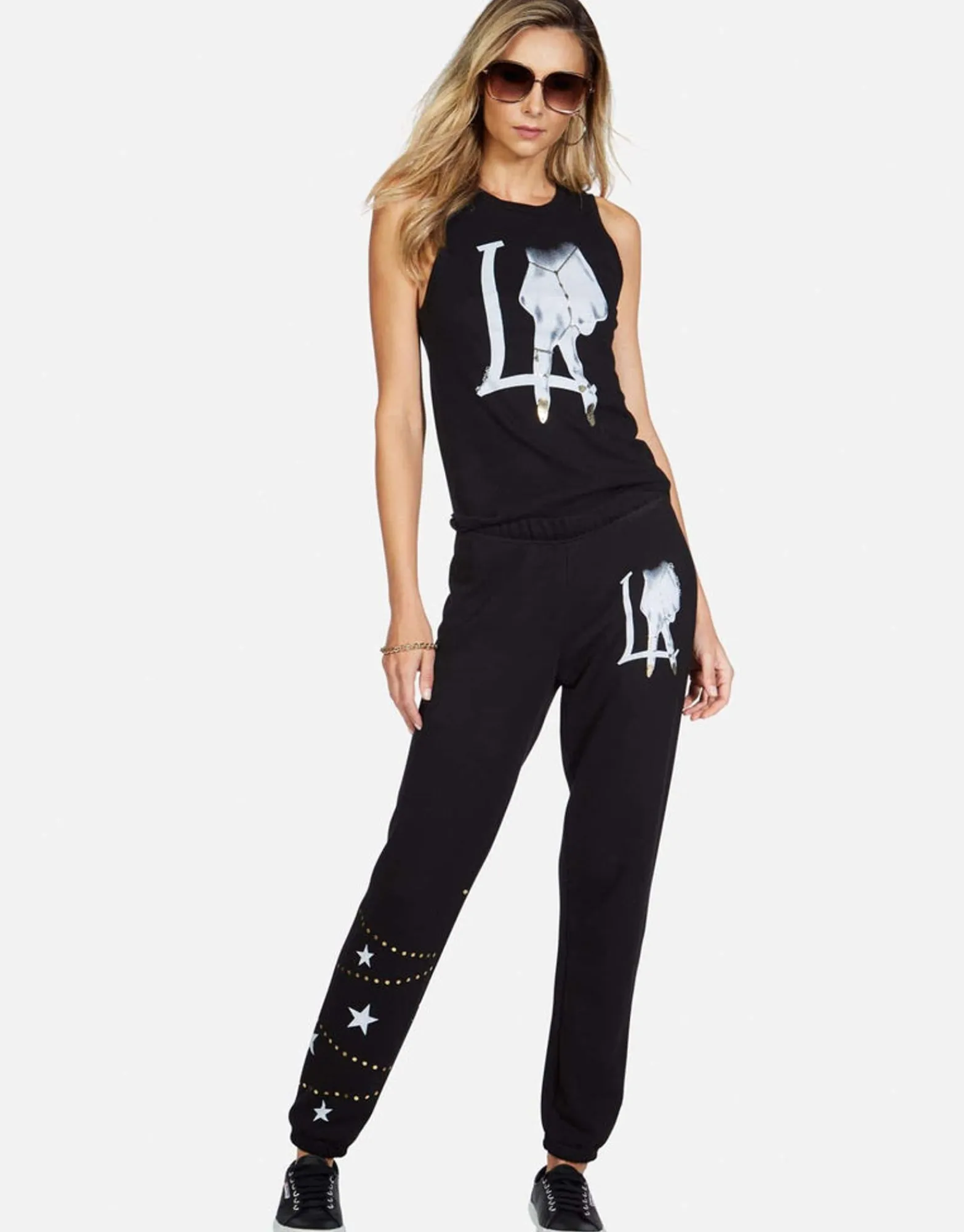 Fashion La Peace Finger Tank Tee | Ashlin By Women Tanks