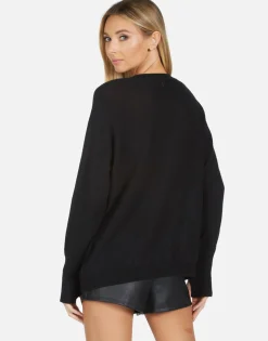 Cheap Ladona Crystal Gap Tooth Women Sweaters & Knits