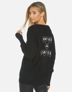 Hot Ladona Music Skull Women Sweaters & Knits