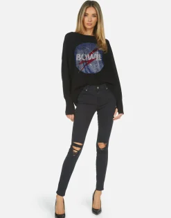 Cheap Ladona X Crystal Bowie Space Women Sweaters & Knits