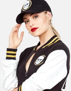 Best Bay Varsity Skull Patch Canvas Hat In Hats
