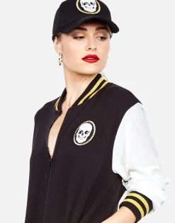 Best Bay Varsity Skull Patch Canvas Hat In Hats