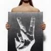 Best Sale Canvas Peace Sign Art On Decor