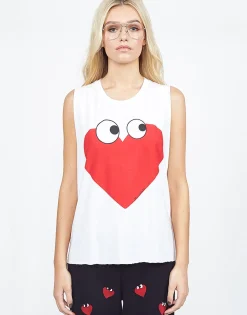 Shop Kel Heartface Tank Women Tanks