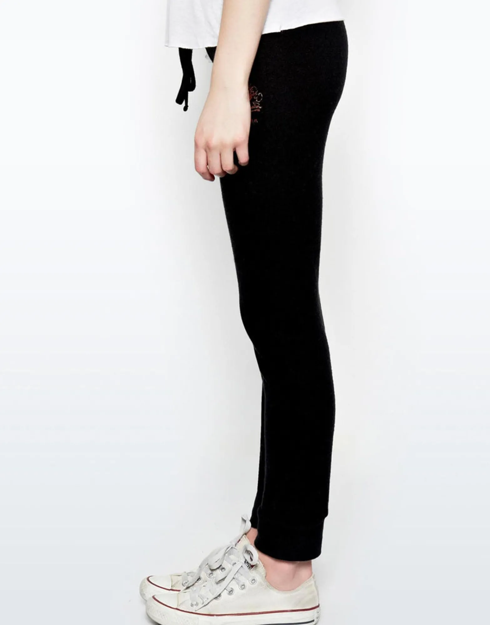 Online Kizzy Rose Gold Foil Lip Classic Sweatpant W/ Cuff Women Long Sweatpants