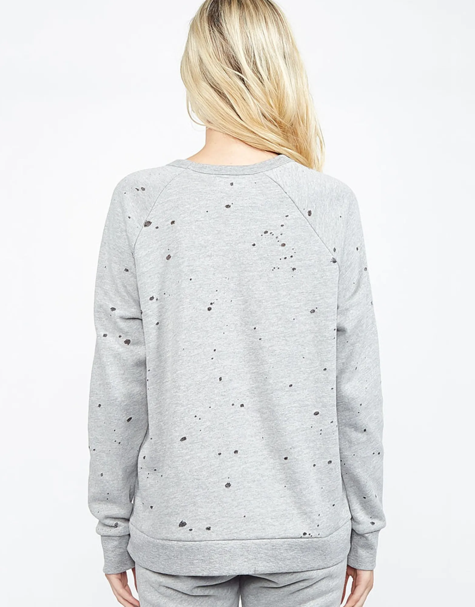 Outlet Les Lipstick Mouth L/S Pullover W/ Side Zippers Women Long Sleeve