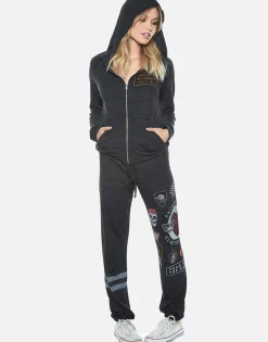 Clearance Noella Heart Breaker Vintage Zip Up Hoodie Women Hoodies