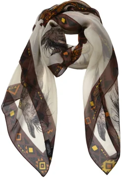 Fashion Victoria Horse Silk Chiffon Scarf For Women Lifestyle