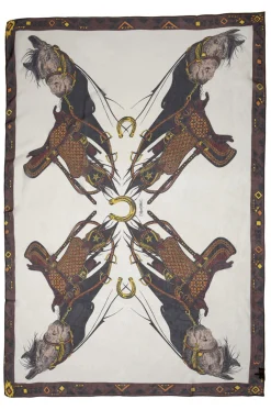 Fashion Victoria Horse Silk Chiffon Scarf For Women Lifestyle