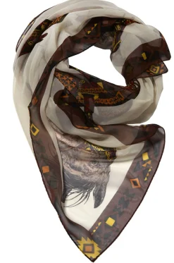 Fashion Victoria Horse Silk Chiffon Scarf For Women Lifestyle