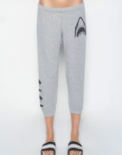 Store Women'S Alana Shark Leg Crop Sweat Pant Women Crop Sweatpants