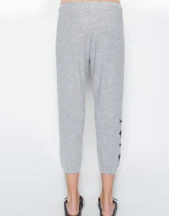 Store Women'S Alana Shark Leg Crop Sweat Pant Women Crop Sweatpants
