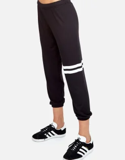 Best Women'S Alana 3 Stripe Star Crop Sweat Pant Women Crop Sweatpants