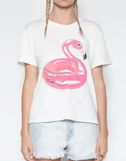 Cheap Women'S Evie Flamingo Floatie S/S Crop Tee In Women Short Sleeve