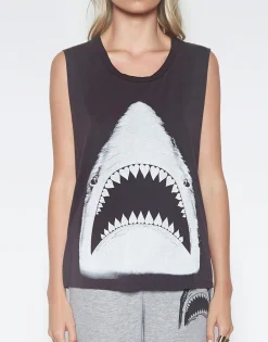 Shop Women'S Kel Shark Scoop Neck Muscle Tank In Women Tanks
