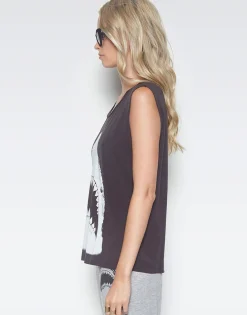 Shop Women'S Kel Shark Scoop Neck Muscle Tank In Women Tanks