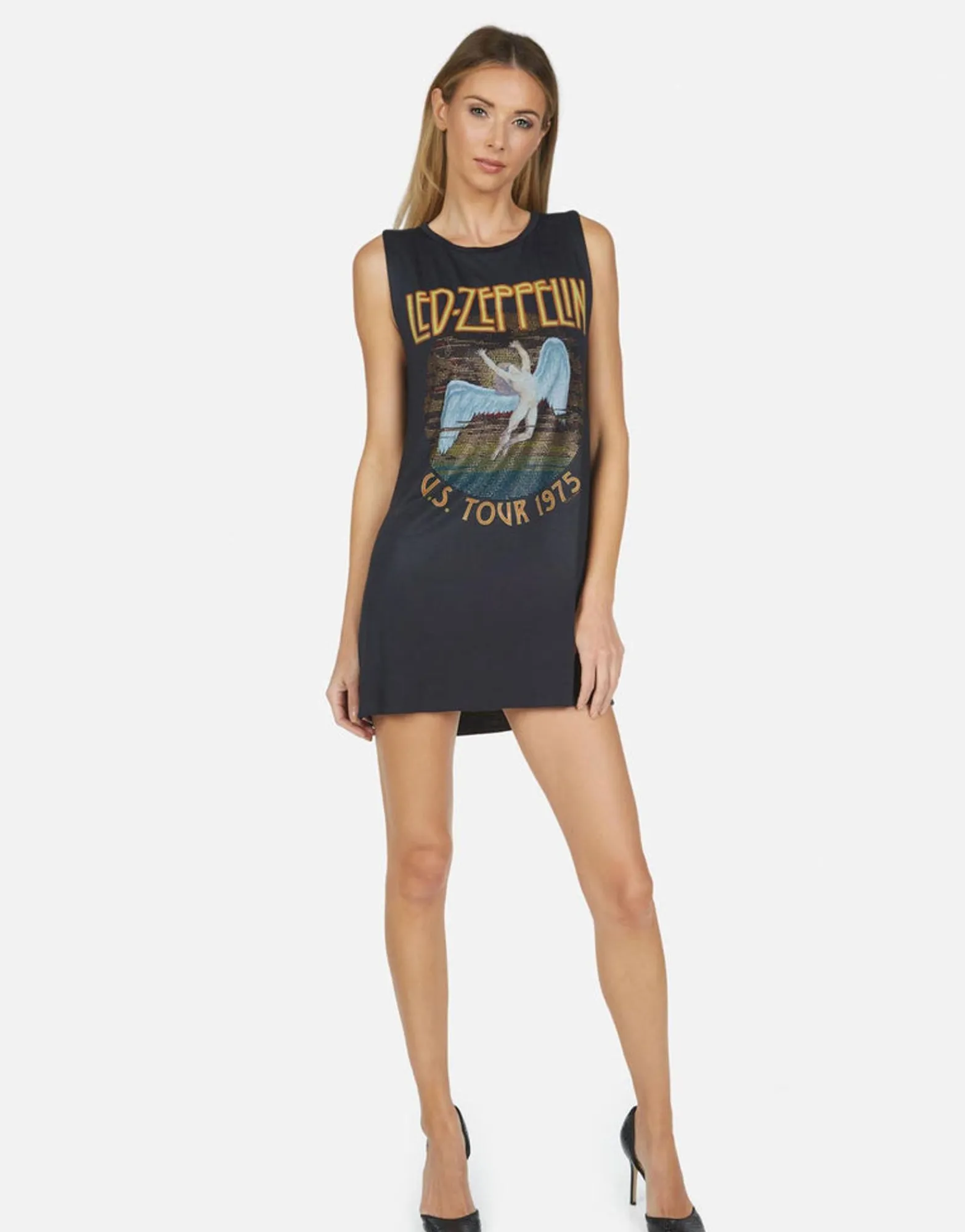 Shop Led Zeppelin 1975 Tour Vintage Mini Dress | Deanna By Women Dresses