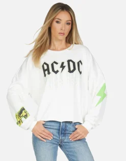 Shop Lee Ac/Dc Neon Stud Women Long Sleeve