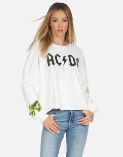 Shop Lee Ac/Dc Neon Stud Women Long Sleeve