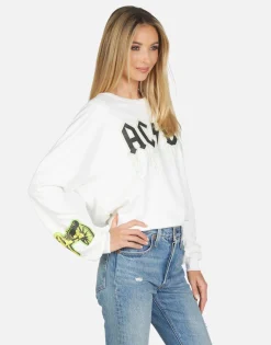 Shop Lee Ac/Dc Neon Stud Women Long Sleeve