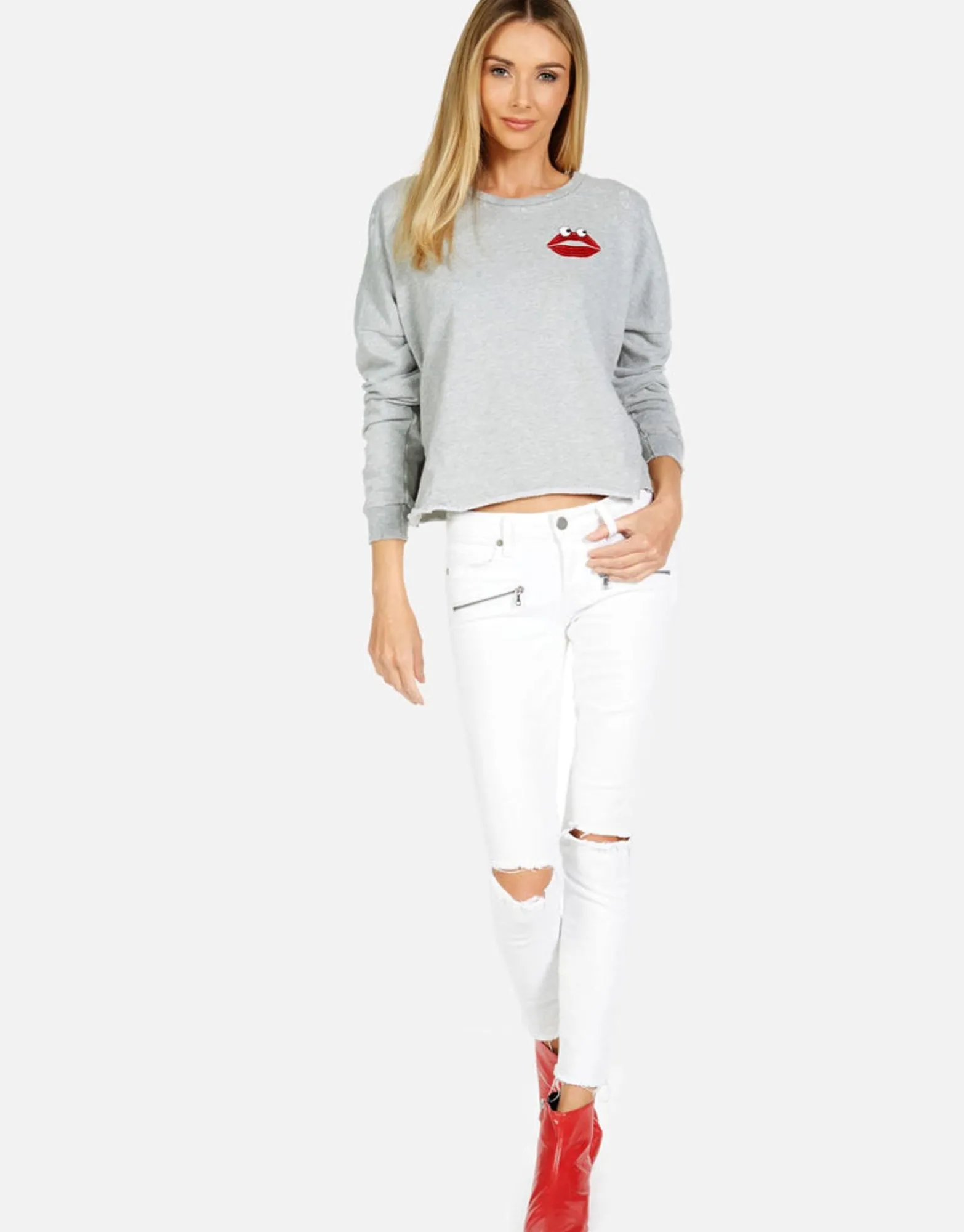 Online Lee Kiss Face Women Long Sleeve