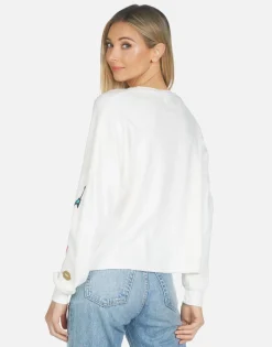 Sale Lee Leopard Lip Women Long Sleeve