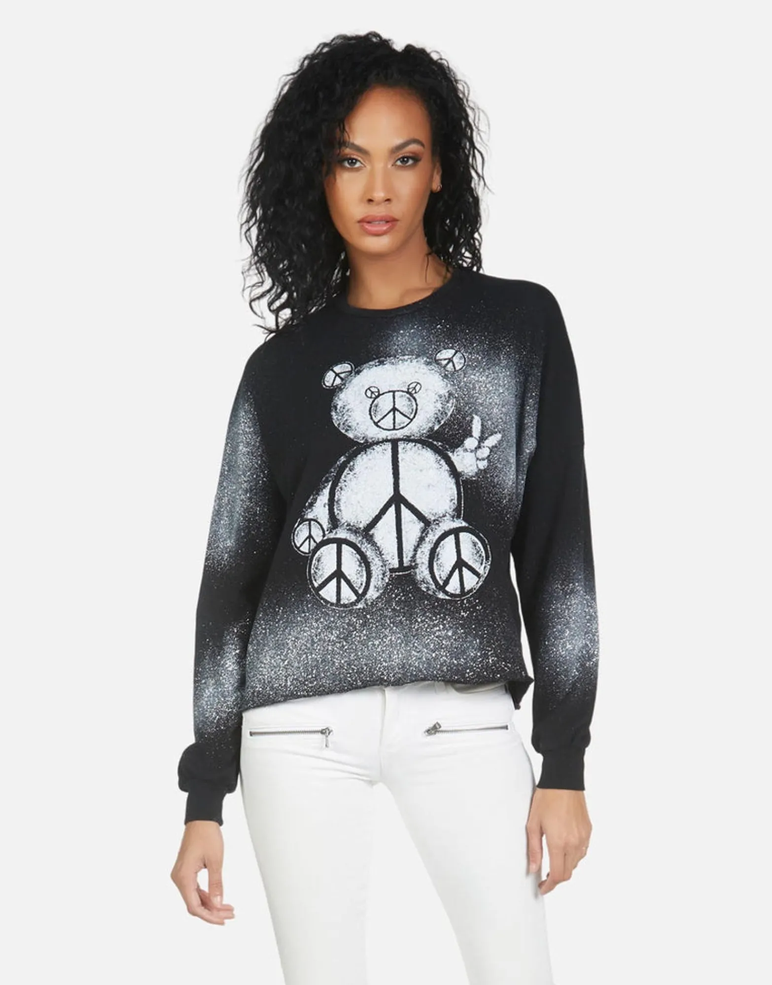 Cheap Lee Peace Teddy Women Long Sleeve